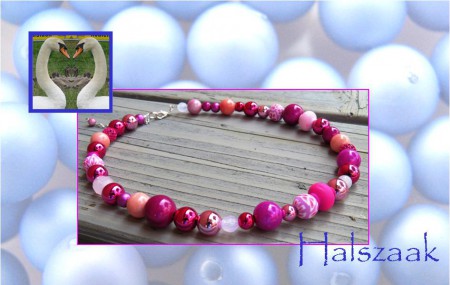 k 252 - € 10,00 - Lengte (met verlengkettinkje) 45 - 50 cm -Mooie combinatie met armband 208